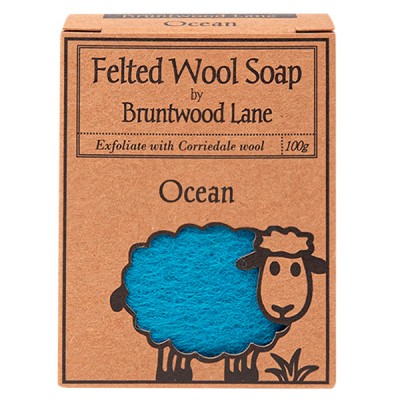 Felted Wood Soap羊毛毡羊毛皂羊奶皂 100g